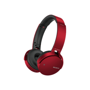 Red Sony Headphone Noise Cancelling Headphone